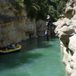 Mohaka Rafting Cliff Jump