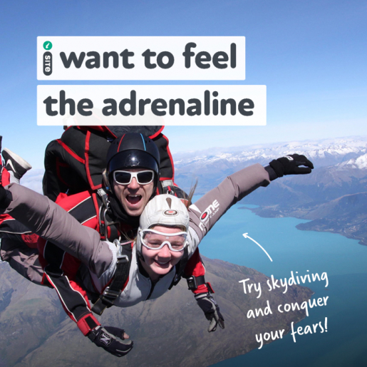 I want to feel the adrenaline
